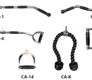 A variety of different types of Deluxe Cable Attachments.