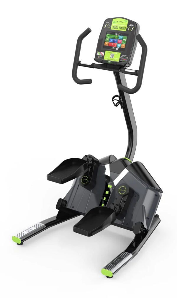 A Helix HLT-3500 Lateral Trainer with a monitor on it.