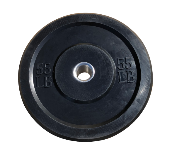 A Rubber Bumper Plate on a black background.