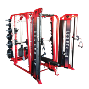An Outlaw Rack System in Red and Black