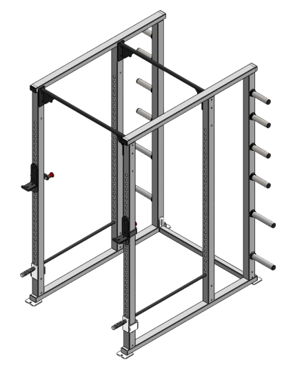 An image of a FW-4510 Full Rack with two handles.
