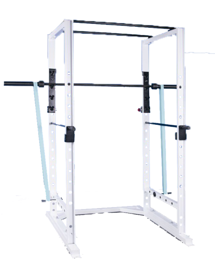 A FW-74 Wide Power Rack on a black background.