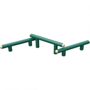 A set of 3-Beam Jump Bars on a white background.