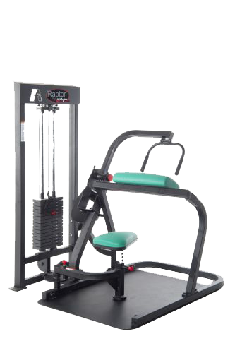 A Tricep Extension Machine on a Transparent Background