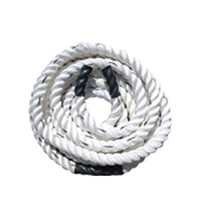 A Nylon Rope on a black background.