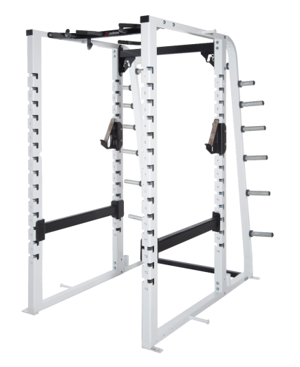 White Full Power Rack by Promaxima Manufacturing