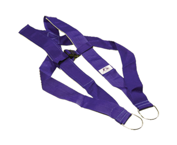 A pair of Quick Release Harness straps on a black background.