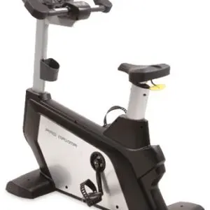 An Upright Bike Frame in White and Black Color