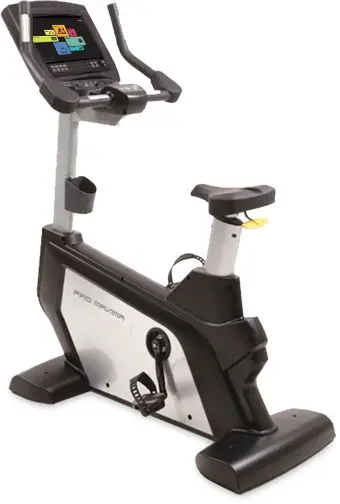 An Upright Bike Frame in White and Black Color