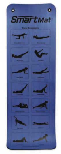 A Smart Exercise Mat With Poses Printed