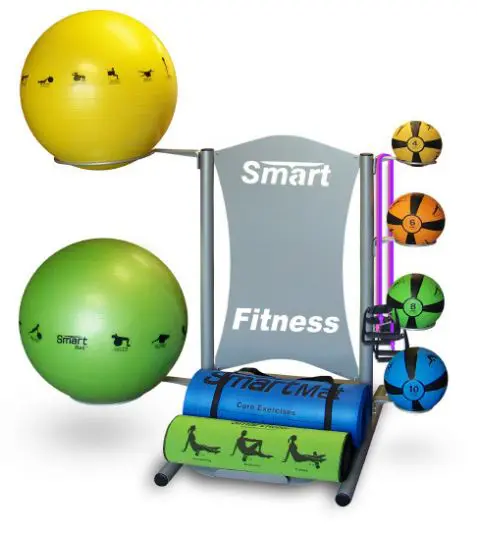 A Smart Fitness Machines on White Background