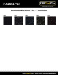 PM-Tile 9m Interlocking Rubber Alpha Series-5 Color